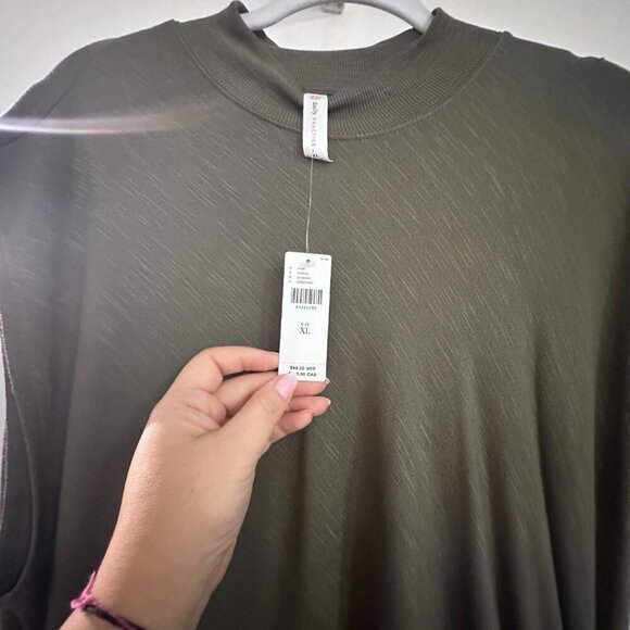 Daily Practice by Anthropologie, Mock-neck ruched Midi dress - Picture 3 of 3